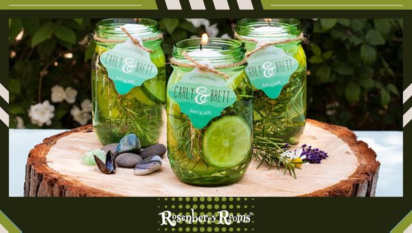 Mason Jar Citronella Candles