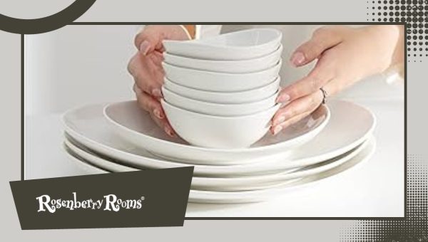 Sweese White Dinner Plates