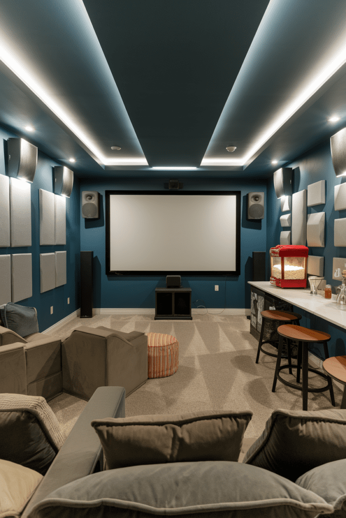 Basement Room Ideas: Home Theater Haven