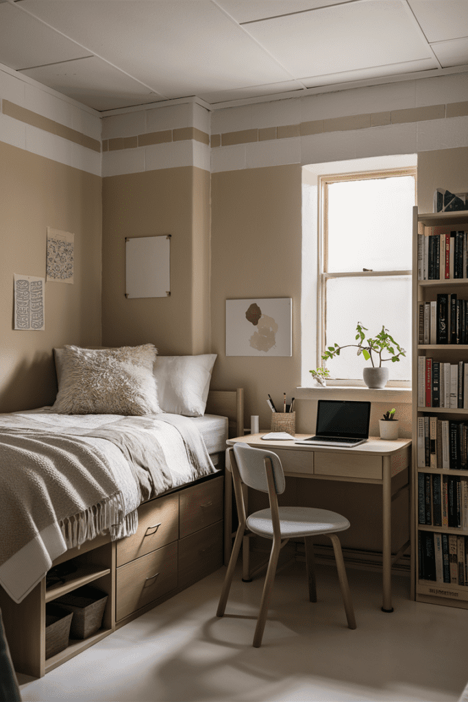 Dorm Room Ideas: Cozy Minimalist Vibes