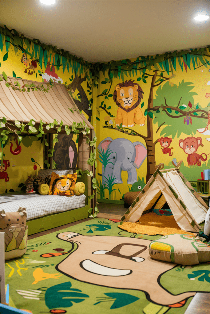 Toddler Room Ideas: Playful Jungle Adventure Theme