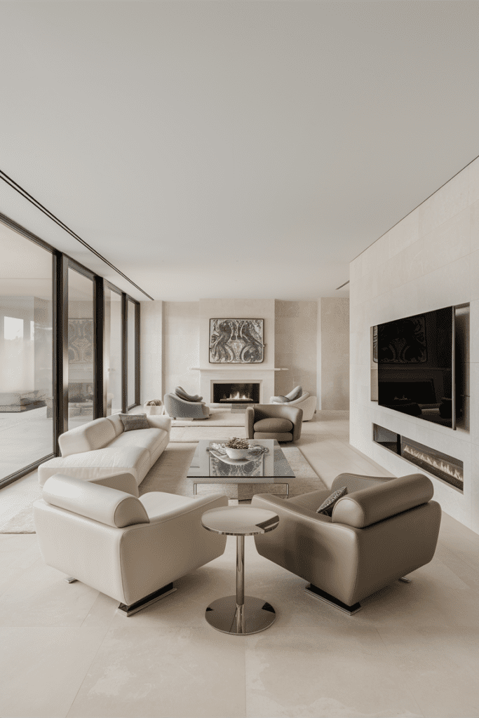 80s Luxury Interior Ideas: Modern Minimalist Luxury with Neutral Tones