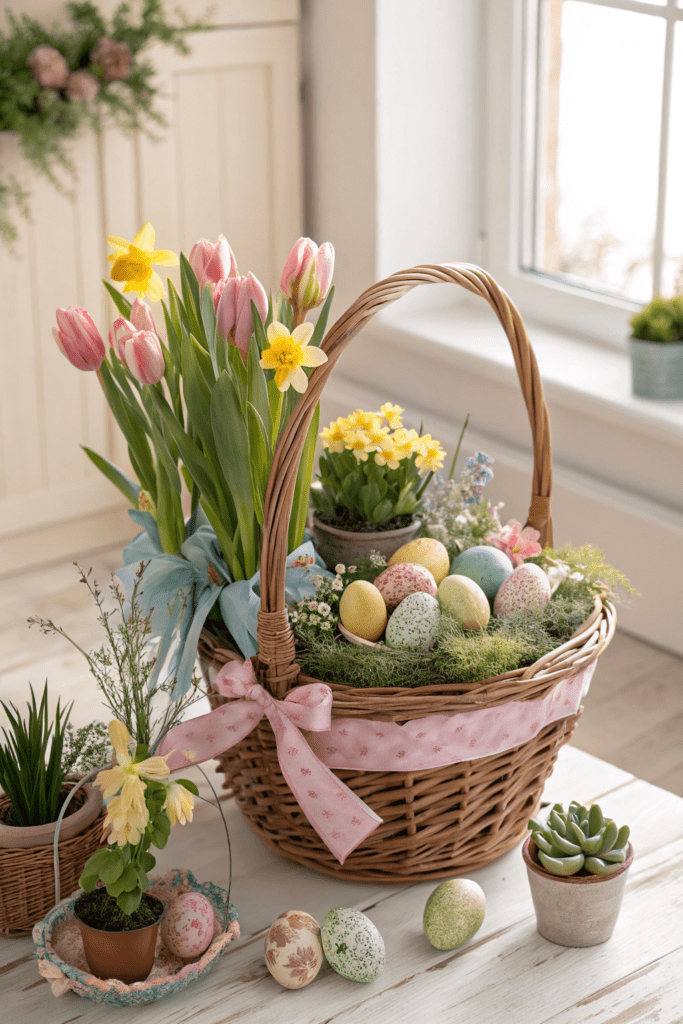 Easter Basket Ideas: 1. Plant Lover's Easter Basket  