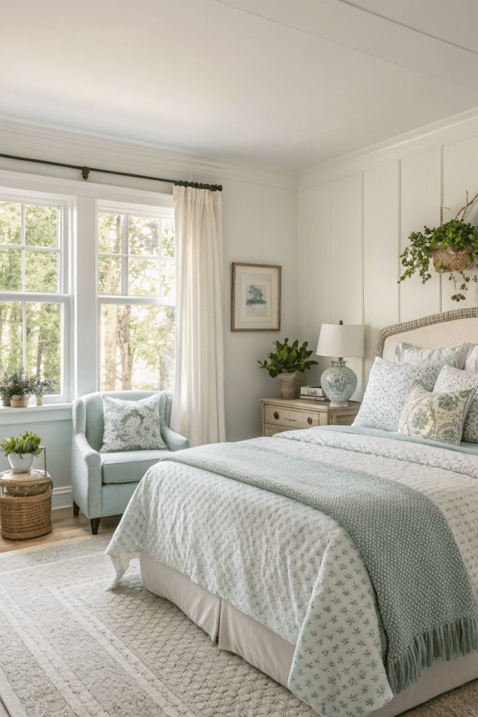 Benjamin Moore Chantilly Lace Ideas: 1. Create a Serene Bedroom Sanctuary