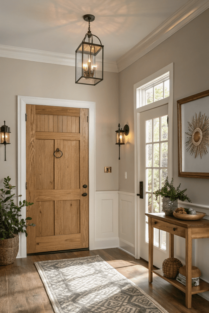 Benjamin Moore Pale Oak Ideas: 1. Create a Warm, Inviting Entryway