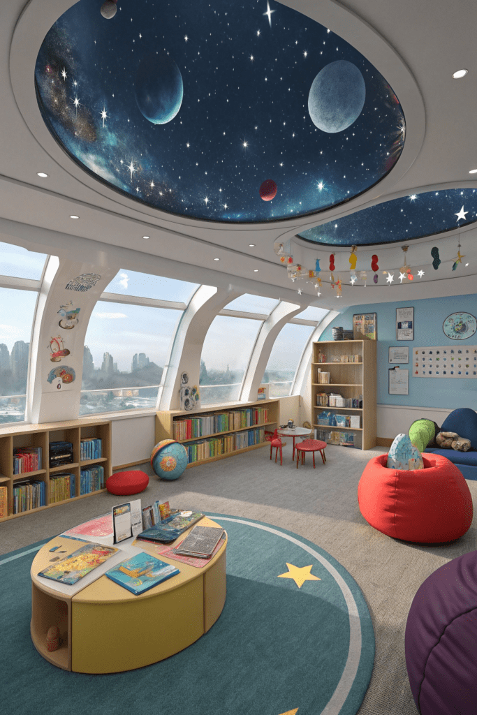 Daycare Rooms Ideas: 1. Galactic Explorer's Hub