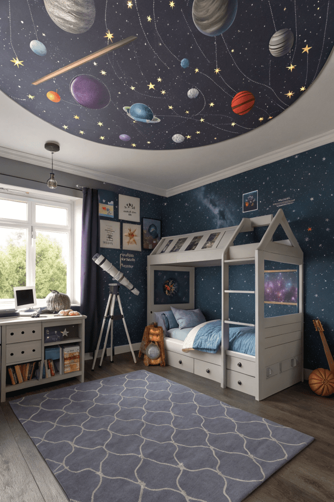 Kids Rooms Ideas: 1. Galaxy Explorer’s Dream Room