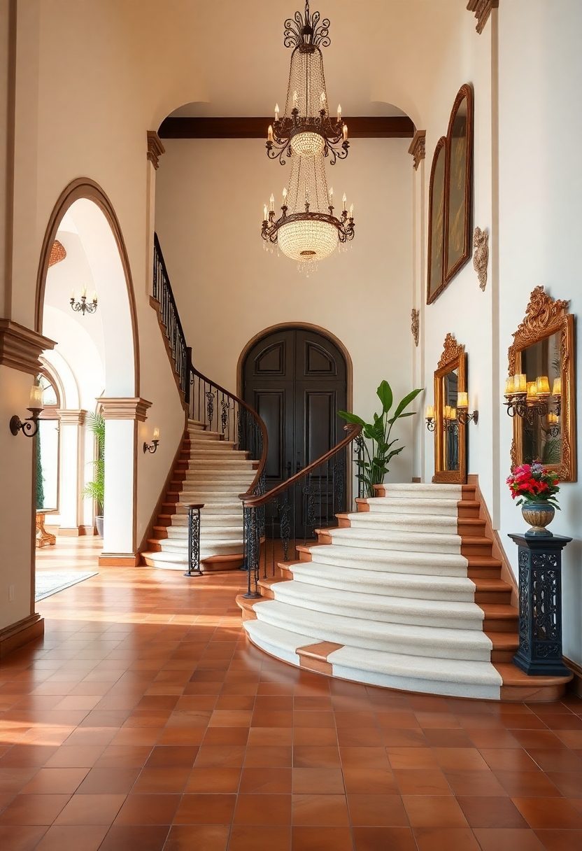 Old Spanish Style Home Ideas: Elegant Entries And Grand Foyers