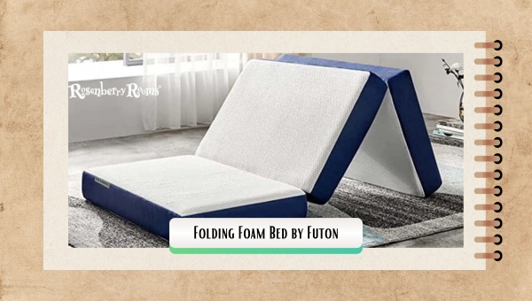 Folding Foam Bed by Futon