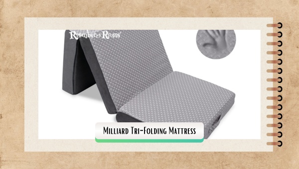 Milliard Tri-Folding Mattress