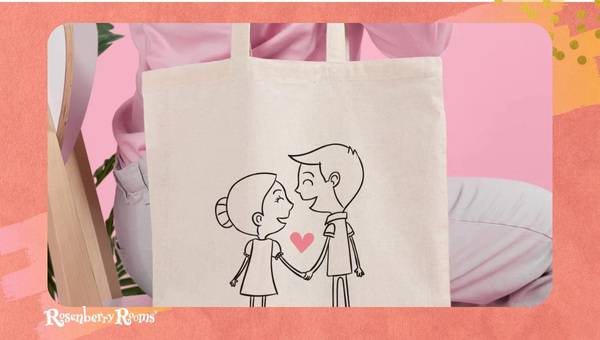 Love-themed Tote Bag