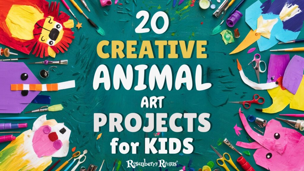 CREATIVE ANIMAL ART PROJECTS for KIDS