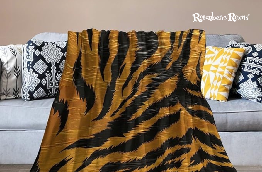 Tiger Stripes Throw Blanket