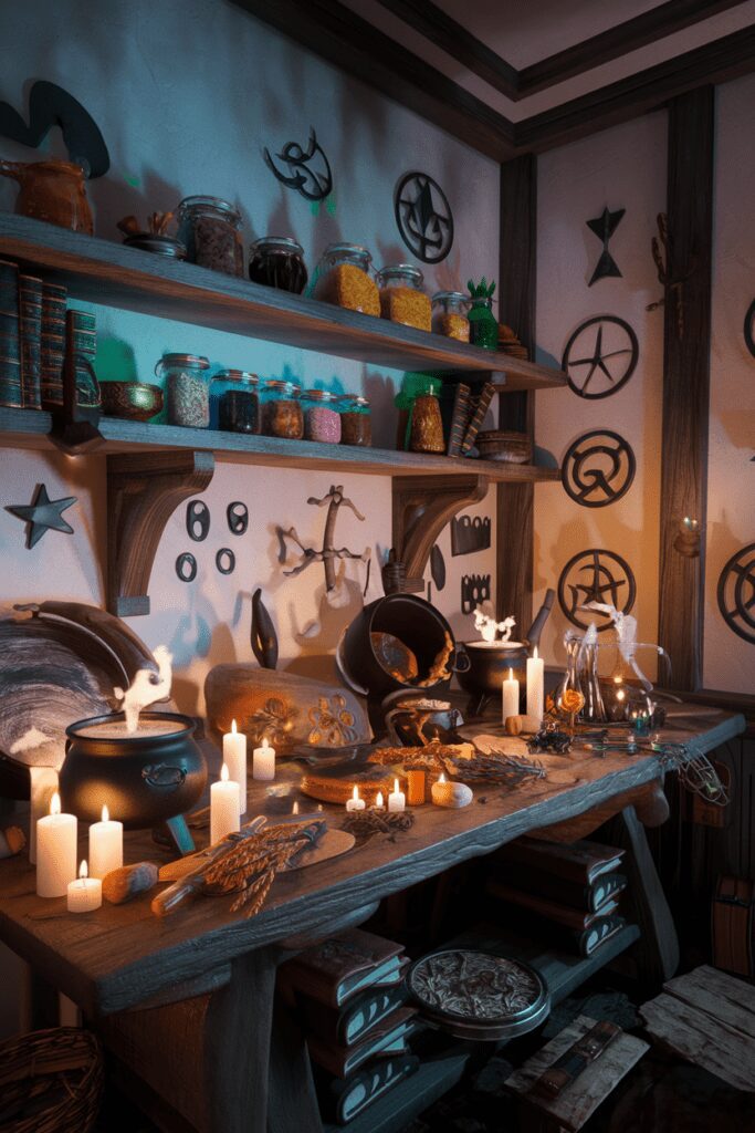 20+ Fantasy Rooms Ideas - Transform Your Space into Magic 22 Fantasy Rooms Ideas: Wizard’s Potion Room