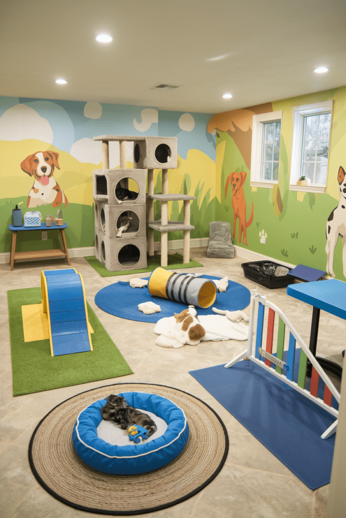 Basement Room Ideas: Pet Paradise Playroom