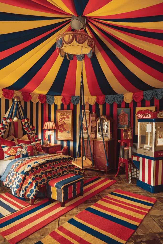 20+ Fantasy Rooms Ideas - Transform Your Space into Magic 17 Fantasy Rooms Ideas: Circus Fantasy Tent