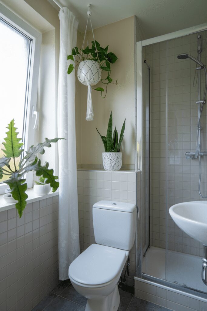 15+ Small Bathroom Interior Ideas - Transform Tiny Spaces Now! 9 Small Bathroom Interior Ideas: Add Plants for a Fresh Aesthetic
