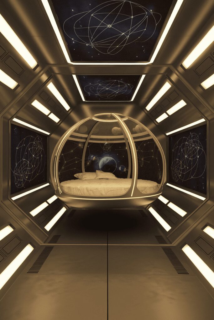 20+ Fantasy Rooms Ideas - Transform Your Space into Magic 13 Fantasy Rooms Ideas: Space Explorer’s Quarters