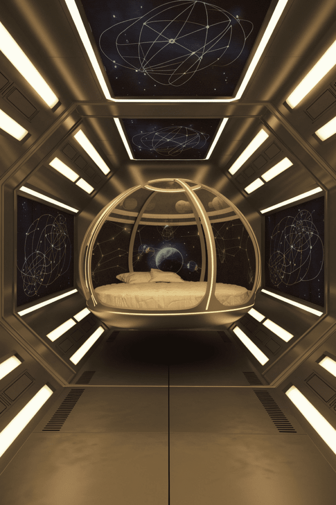 Fantasy Rooms Ideas: Space Explorer’s Quarters