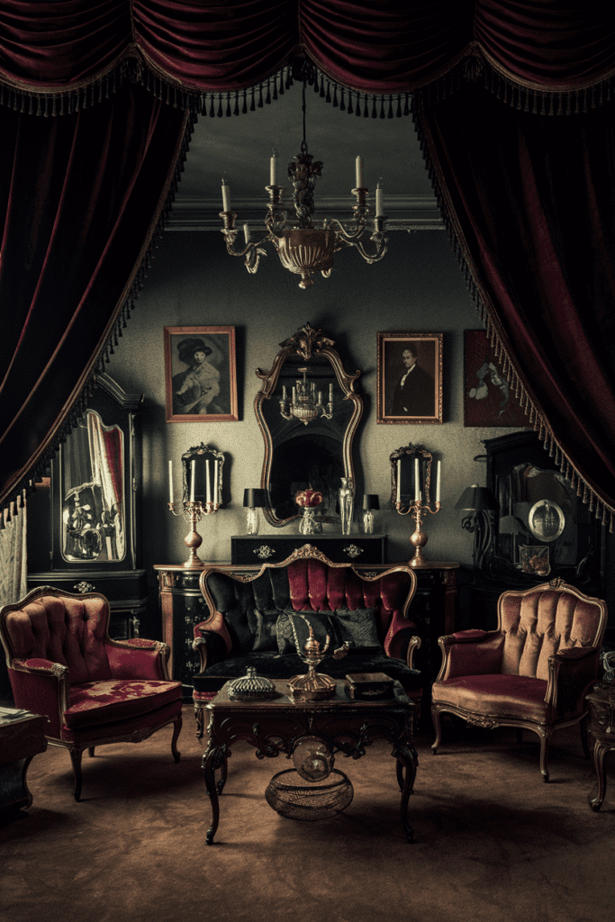 Fantasy Rooms Ideas: Victorian Gothic Parlor