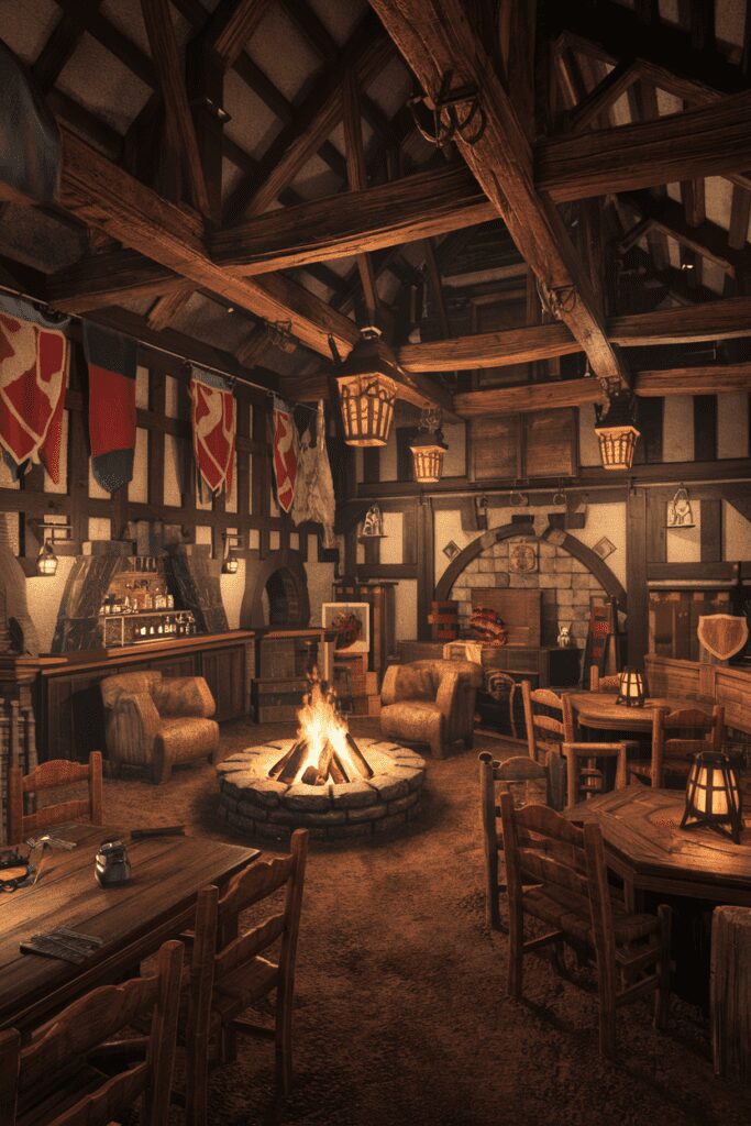 20+ Fantasy Rooms Ideas - Transform Your Space into Magic 10 Fantasy Rooms Ideas: Medieval Fantasy Tavern Fantasy Rooms Ideas