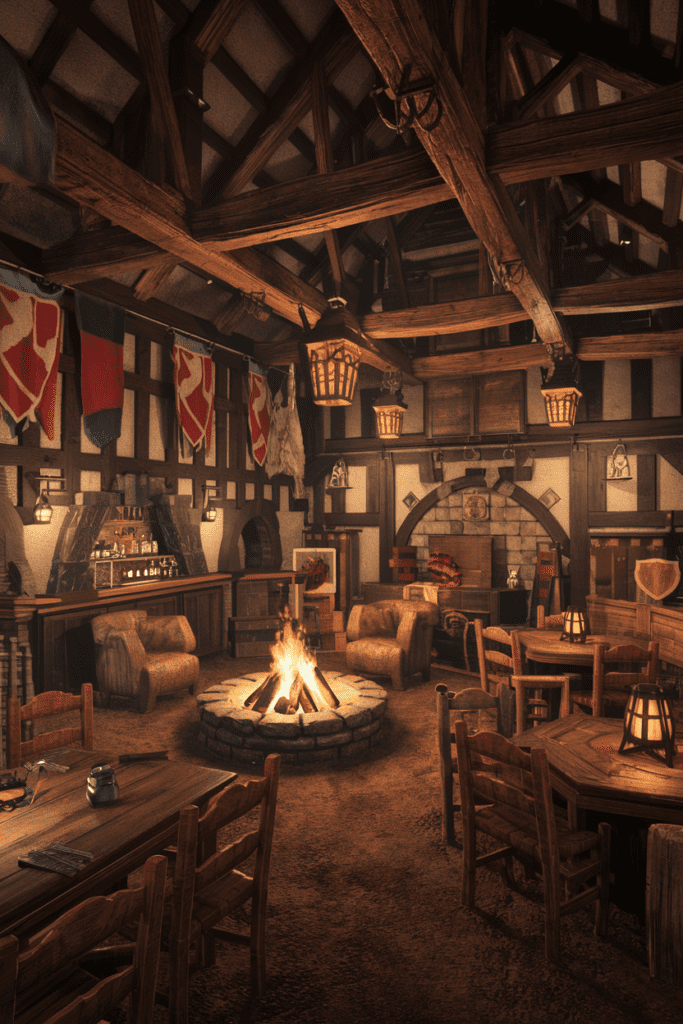 Fantasy Rooms Ideas: Medieval Fantasy Tavern Fantasy Rooms Ideas