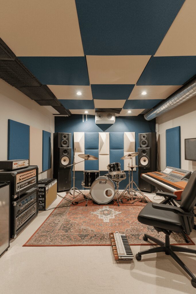 25+ Basement Room Ideas - Transform Your Space with Style! 9 Basement Room Ideas: Music Studio Dreamland