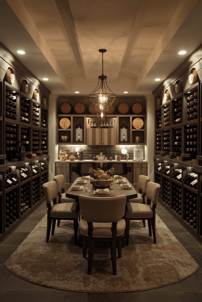 25+ Basement Room Ideas - Transform Your Space with Style! 7 Basement Room Ideas: Wine Cellar and Tasting Room