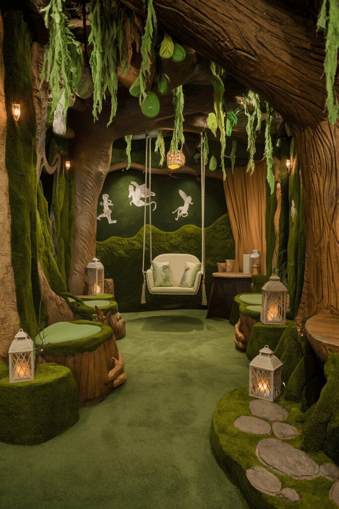 20+ Fantasy Rooms Ideas - Transform Your Space into Magic 1 Fantasy Rooms Ideas: Enchanted Forest Retreat