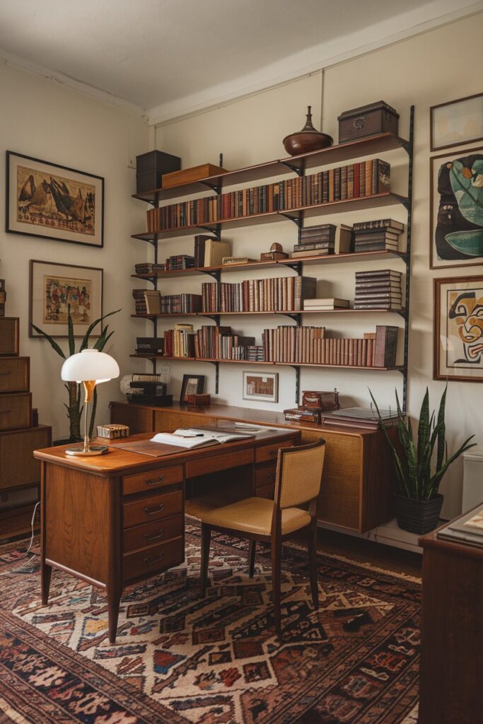 Men's Home Office Room Ideas: Vintage Office