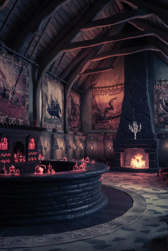 Fantasy Rooms Ideas: Medieval Fantasy Tavern