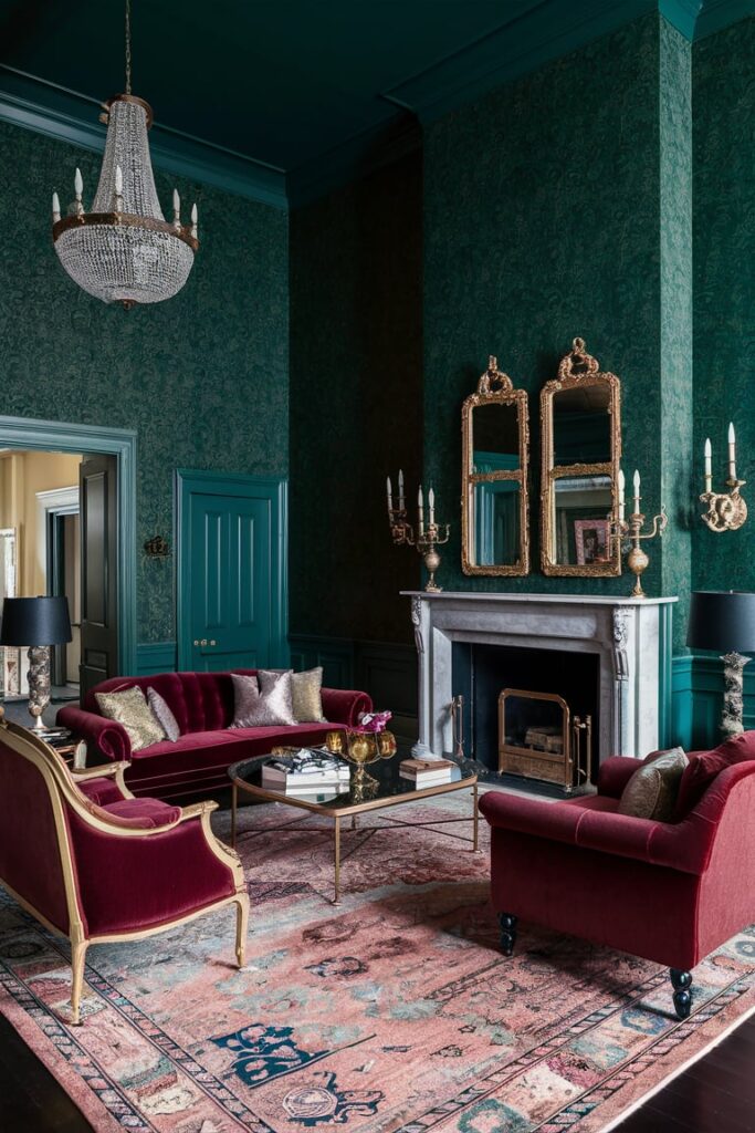 Luxury Interior Ideas: Jewel-Toned Interiors for Rich Vibrancy 