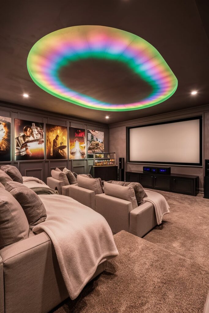 Basement Room Ideas: Home Theater Haven