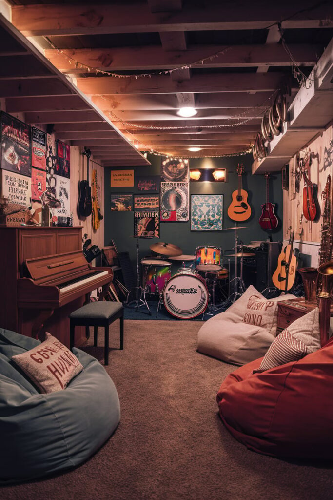 Basement Room Ideas: Music Studio Dreamland