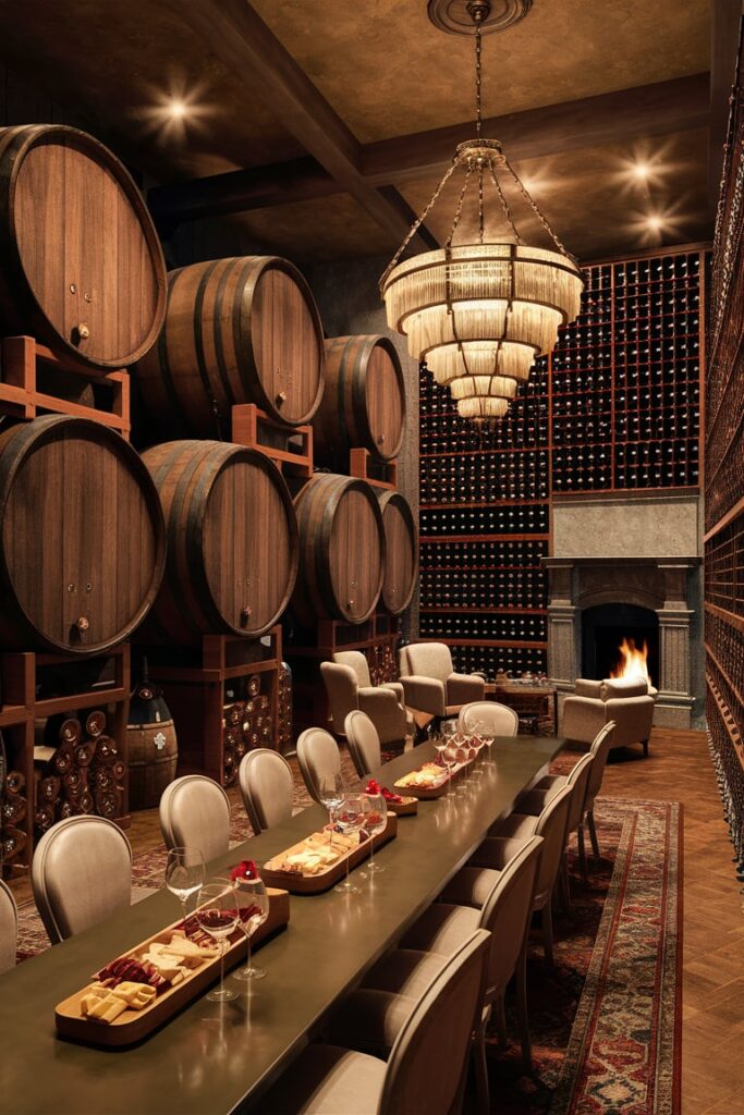 Basement Room Ideas: Wine Cellar and Tasting Room