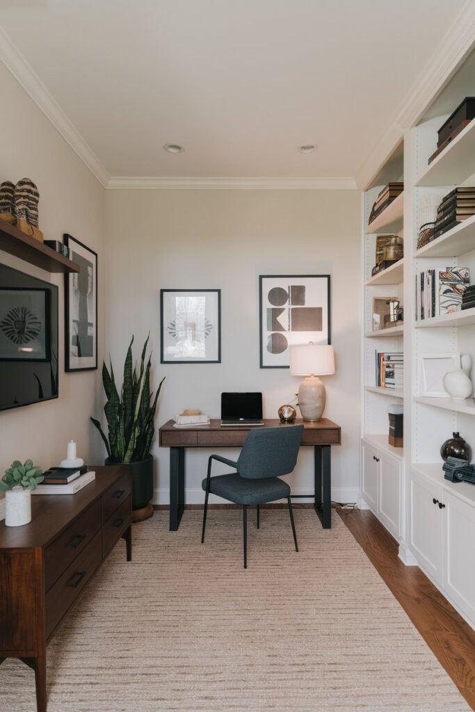 Men's Home Office Room Ideas: Tech-Savvy Office