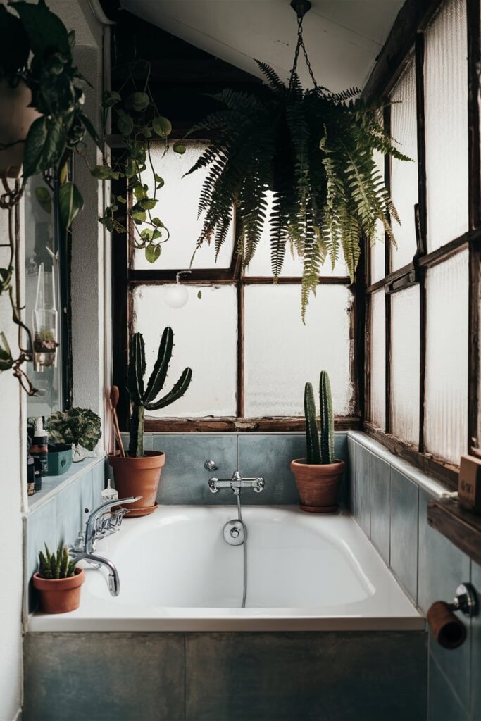 Small Bathroom Interior Ideas: Add Plants for a Fresh Aesthetic