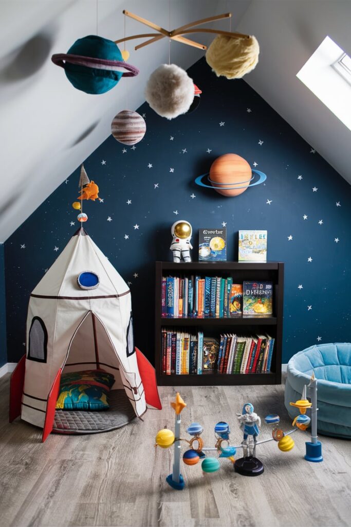 Toddler Room Ideas: Space Explorer Zone