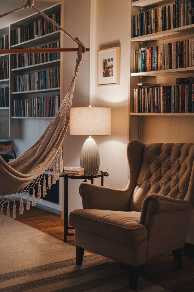 Cozy Corner Ideas: Indoor Hammock for Relaxation