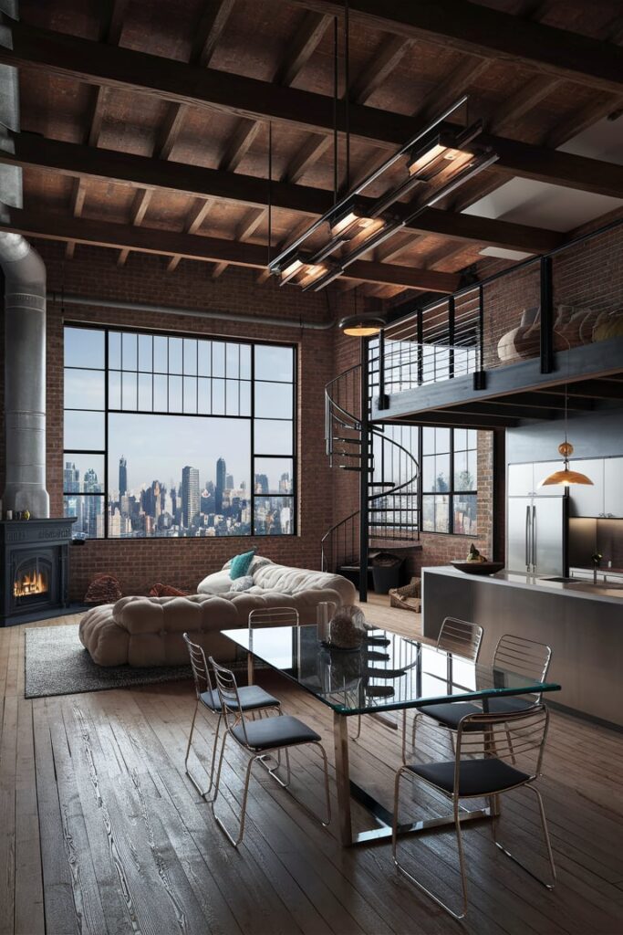 Dream Rooms Ideas: Industrial Chic Loft 