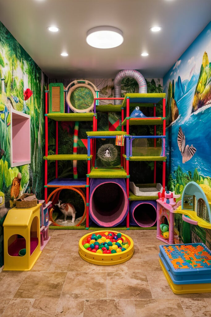 Basement Room Ideas: Pet Paradise Playroom