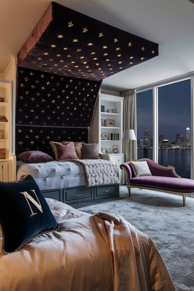 Luxury Dorm Ideas: Velvet Accents for a Sophisticated Touch