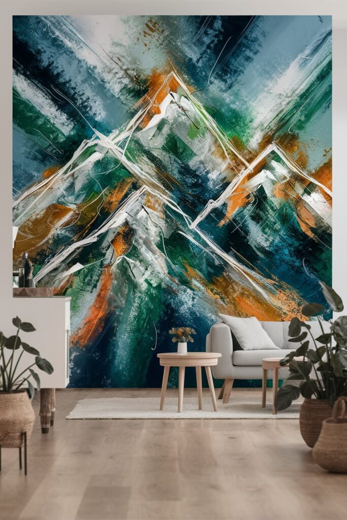 Modern Art Pieces with Nature Themes