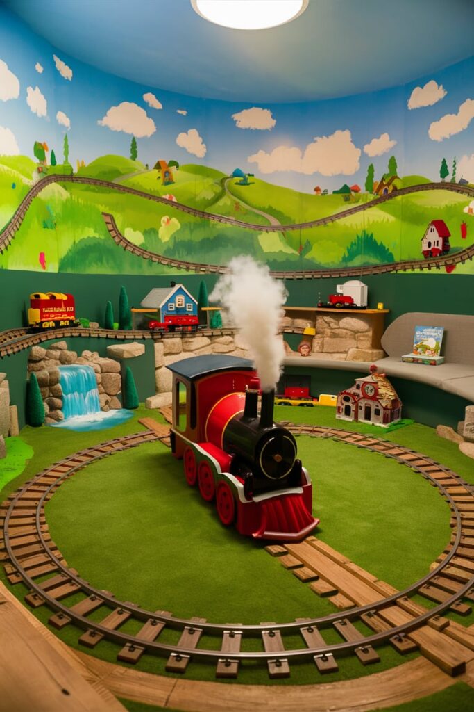 Toddler Room Ideas: Toy Train World