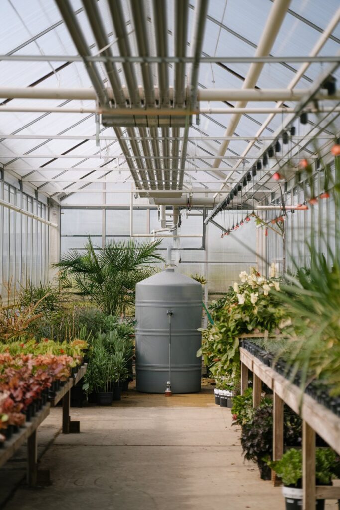 Greenhouse Interior Ideas: Automatic Irrigation System for Convenience