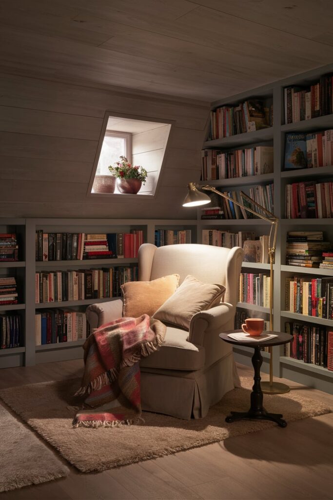 Basement Room Ideas: Cozy Reading Nook