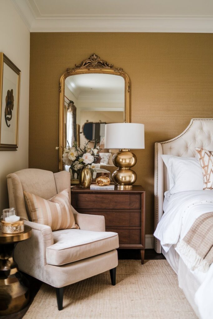 Luxury Dorm Ideas: Gold Accents for Timeless Sophistication