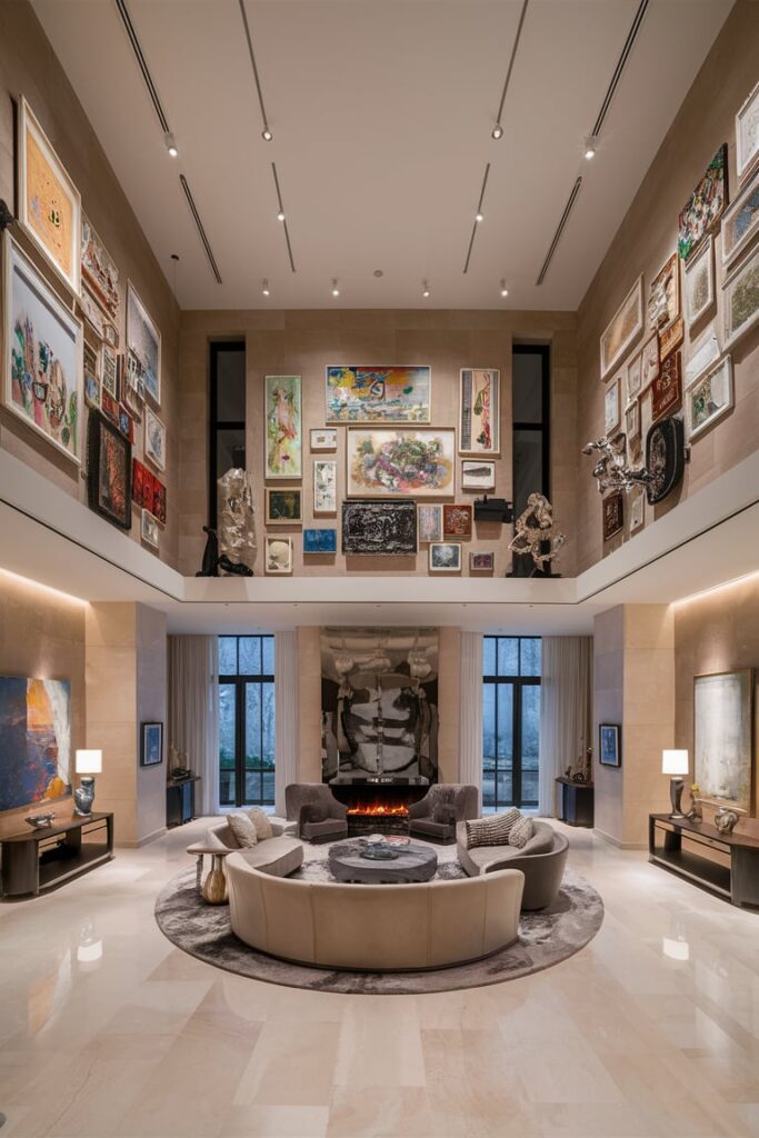 Luxury Interior Ideas: Art-Focused Interiors with Gallery-Like Appeal