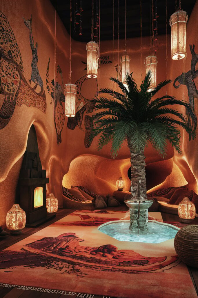 Fantasy Rooms Ideas: Desert Oasis Sanctuary