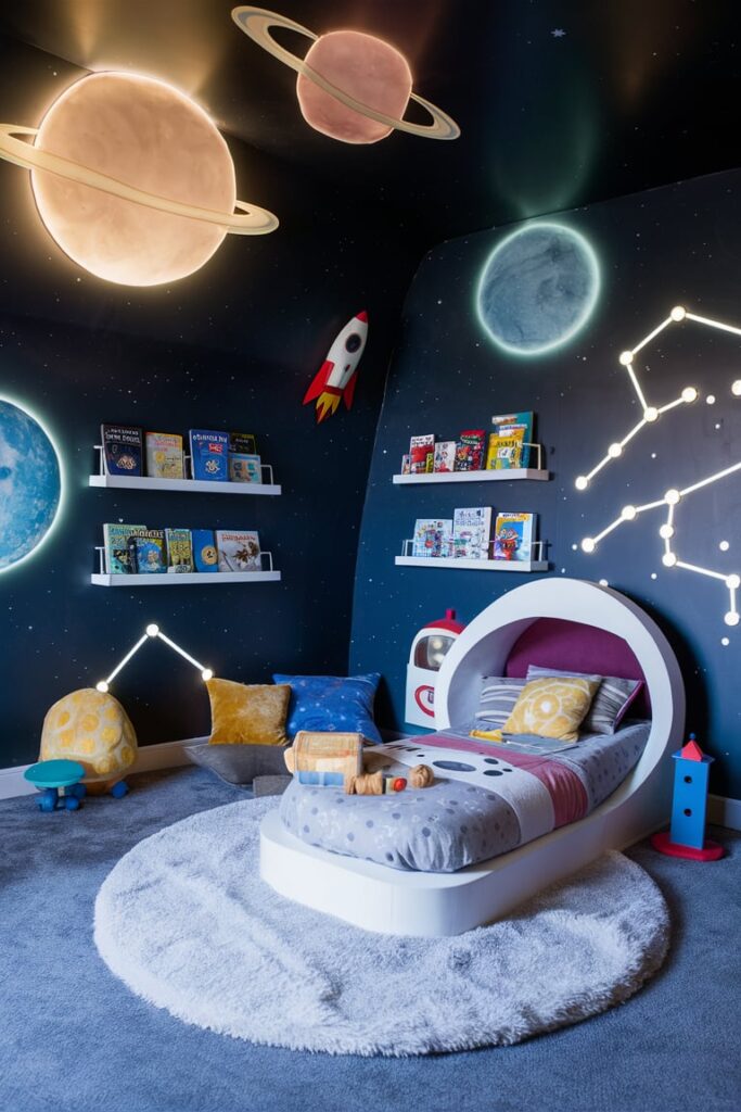 Toddler Room Ideas: Outer Space Galaxy